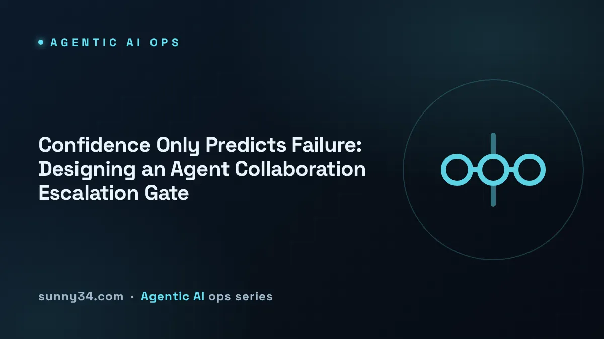 Confidence Only Predicts Failure: Designing an Agent Collaboration Escalation Gate thumbnail