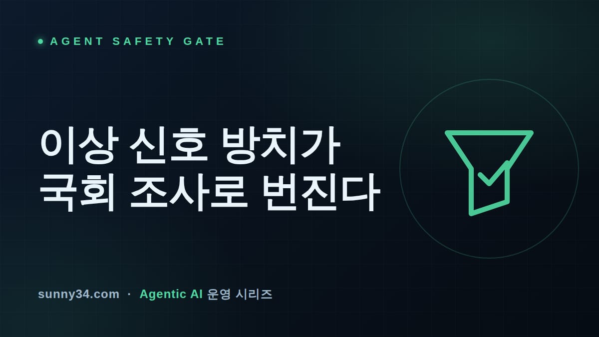 에이전트 1,200개가 메시지 7만 건을 주고받았다: 평가 환경 이상 신호 에스컬레이션 게이트 설계 썸네일