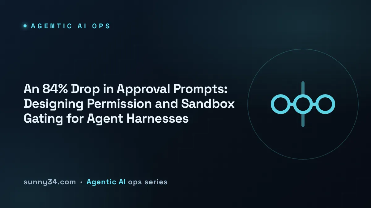 An 84% Drop in Approval Prompts: Designing Permission and Sandbox Gating for Agent Harnesses thumbnail