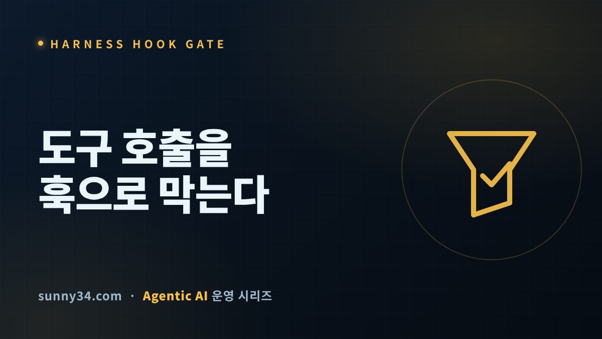 도구 호출을 훅으로 막는다: AgentCore 하네스 라이프사이클 훅·컨센트 포털 운영 가이드 썸네일