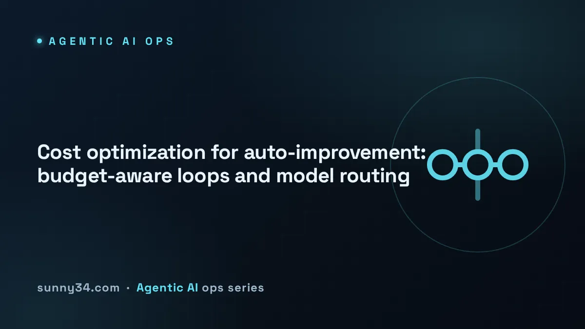 Cost Optimization for Auto-Improvement Loops thumbnail
