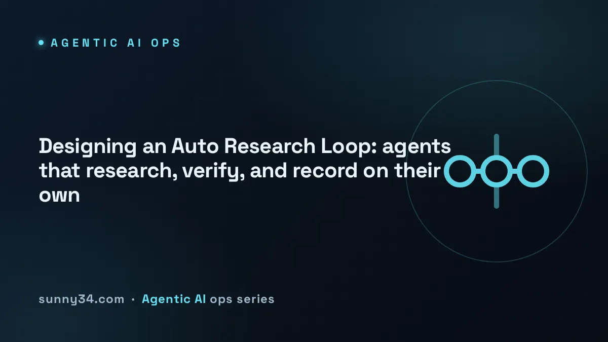 Designing an Auto Research Loop thumbnail