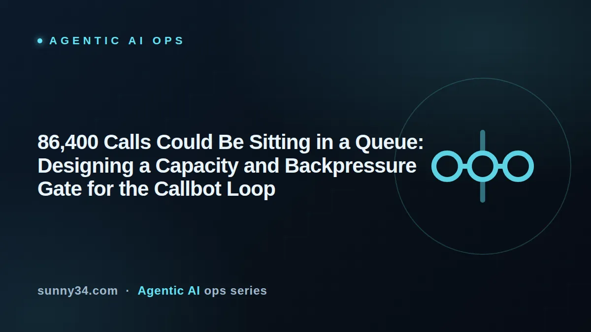 86,400 Calls Could Be Sitting in a Queue: Callbot Loop Capacity and Backpressure Gate thumbnail