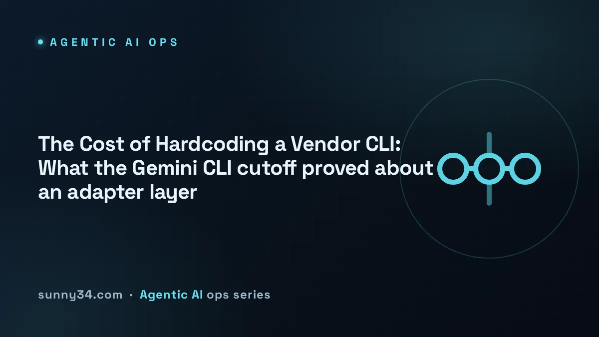 The Cost of Hardcoding a Vendor CLI thumbnail