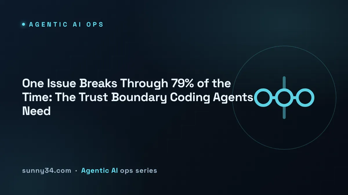 One Issue Breaks Through 79% of the Time: Coding Agent Trust Boundary thumbnail