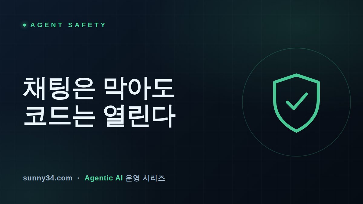 채팅은 막아도 코드는 열린다: IDE 코딩 에이전트 워크플로우 탈옥 썸네일