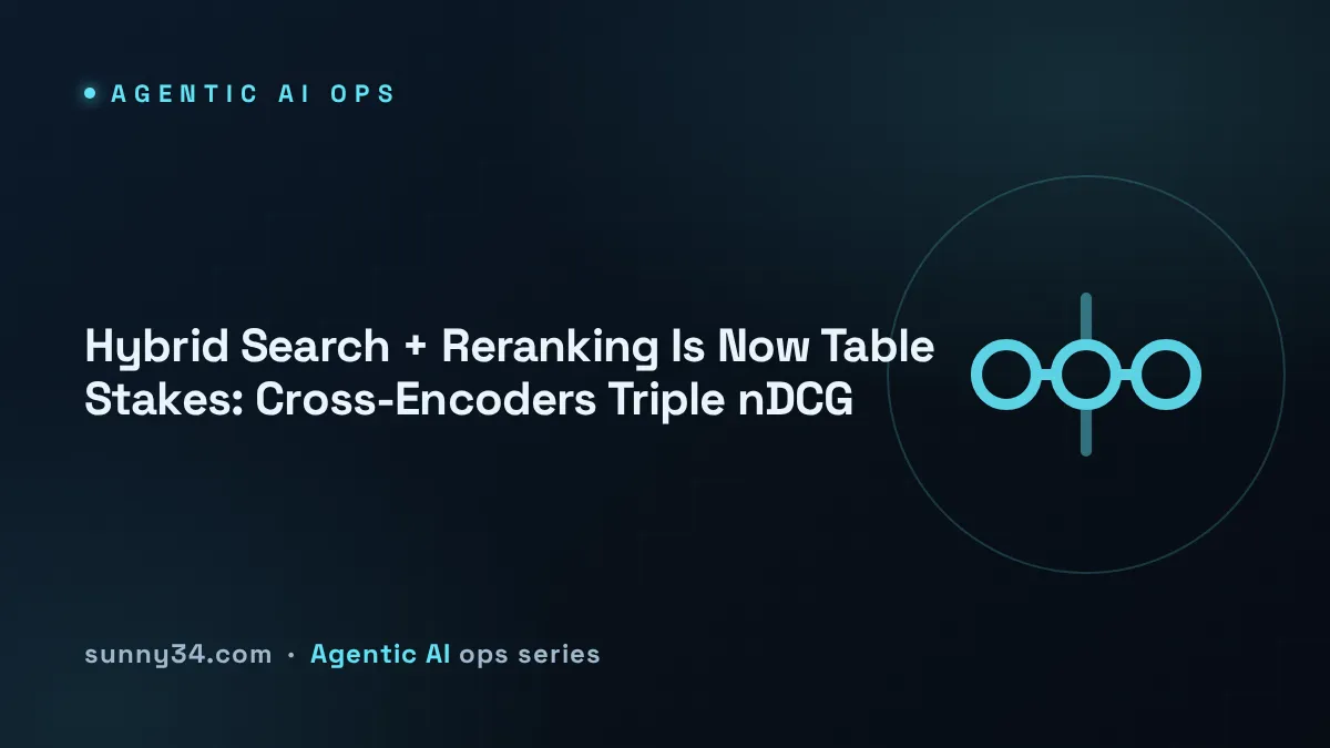 Hybrid Search + Reranking Is Now Table Stakes thumbnail