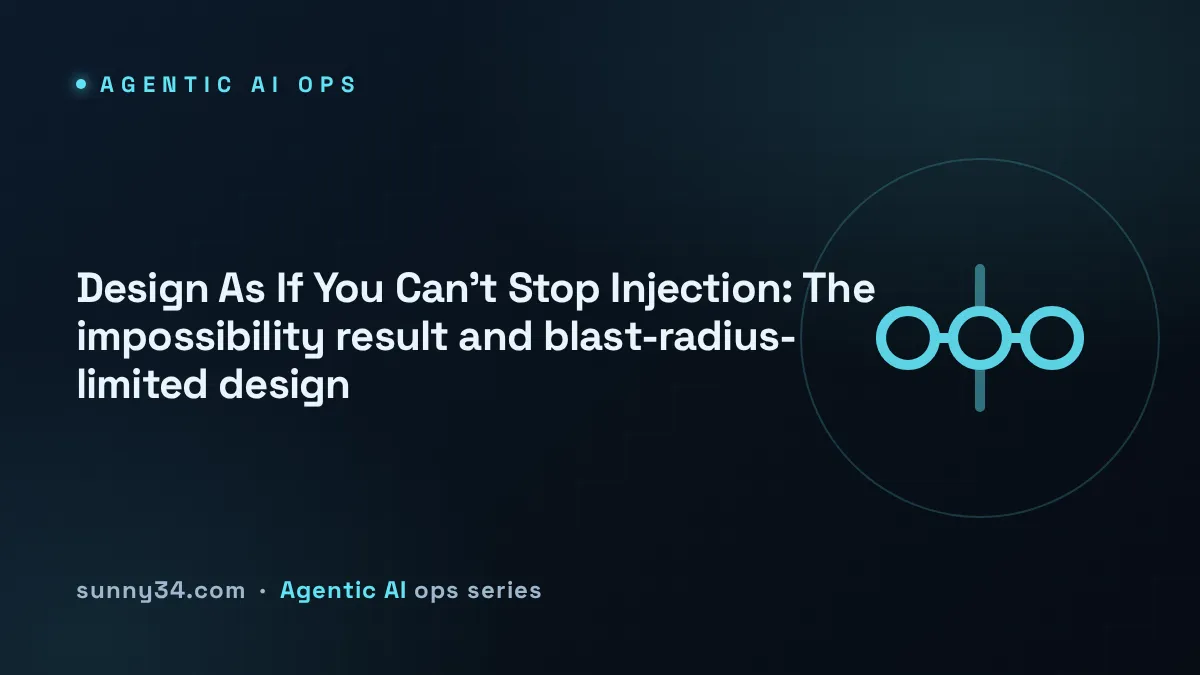 Design As If You Can't Stop Injection thumbnail