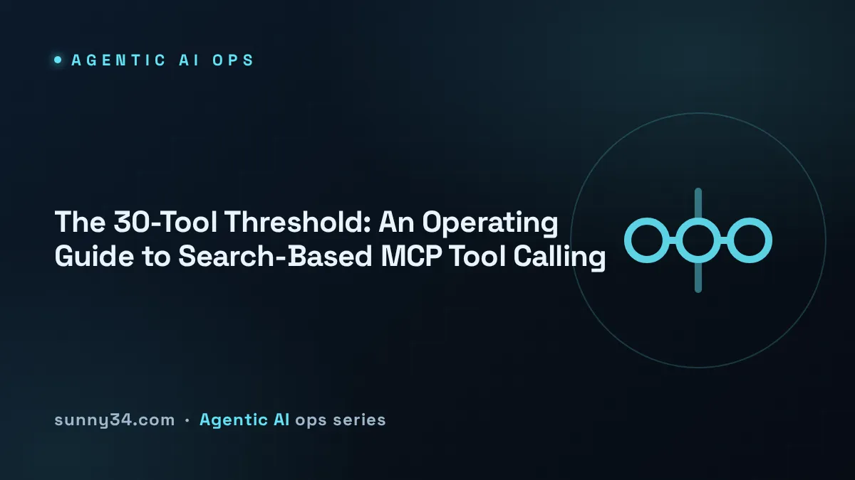 The 30-Tool Threshold: An Operating Guide to Search-Based MCP Tool Calling thumbnail