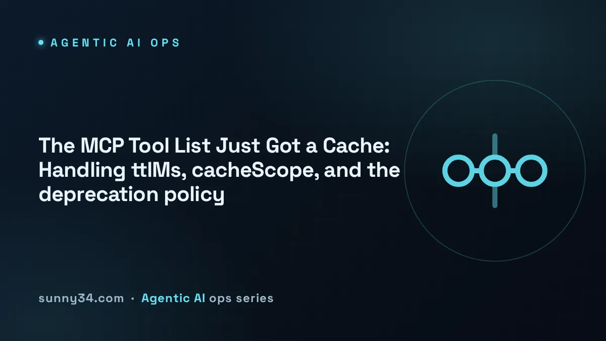 The MCP Tool List Just Got a Cache thumbnail