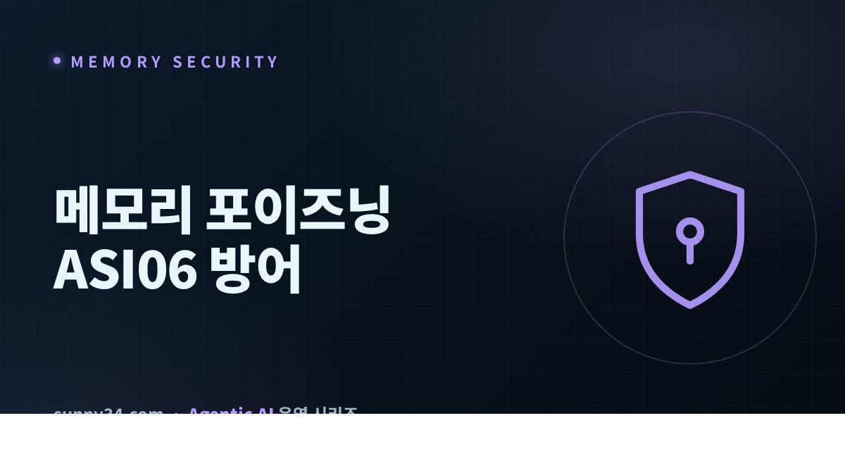 Memory Poisoning and OWASP ASI06 Defense thumbnail