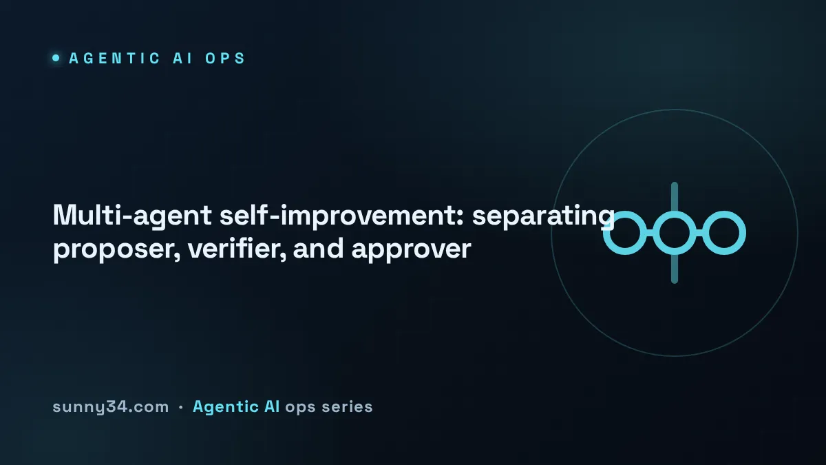 Orchestrating Multi-Agent Self-Improvement thumbnail