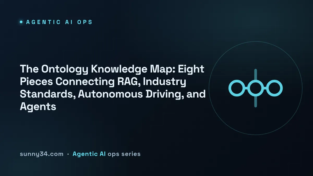 The Ontology Knowledge Map: Eight Pieces Connecting RAG, Industry Standards, Autonomous Driving, and Agents thumbnail
