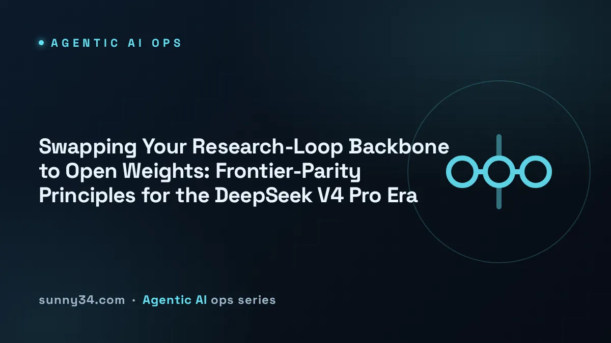 Swapping Your Research-Loop Backbone to Open Weights thumbnail