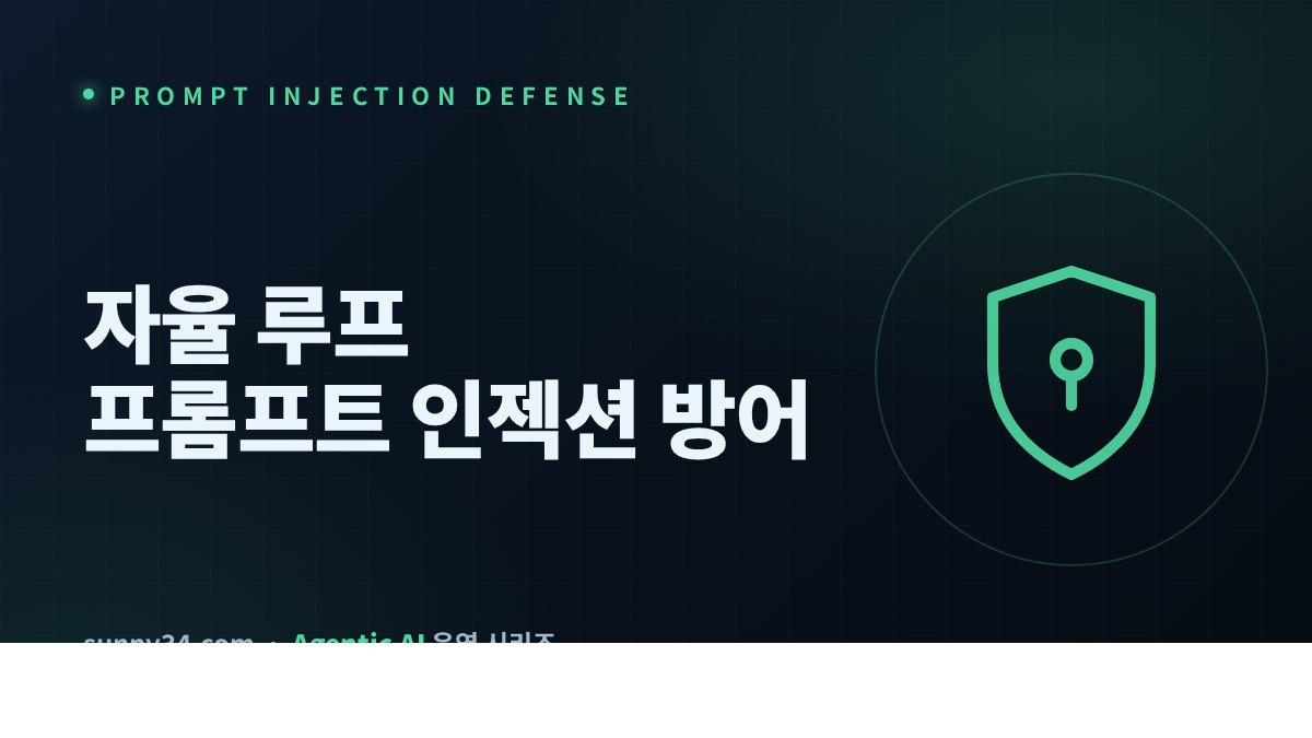 Prompt Injection Defense for Autonomous Loops thumbnail