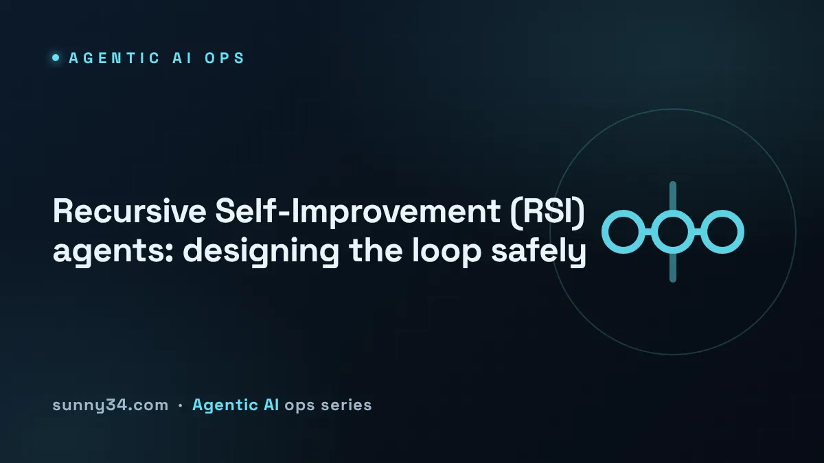 Building Recursive Self-Improvement Agents thumbnail