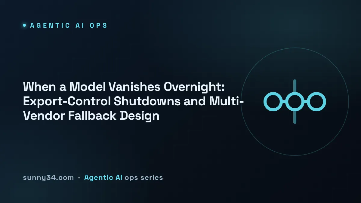 When a Model Vanishes Overnight: Multi-Vendor Fallback Design thumbnail
