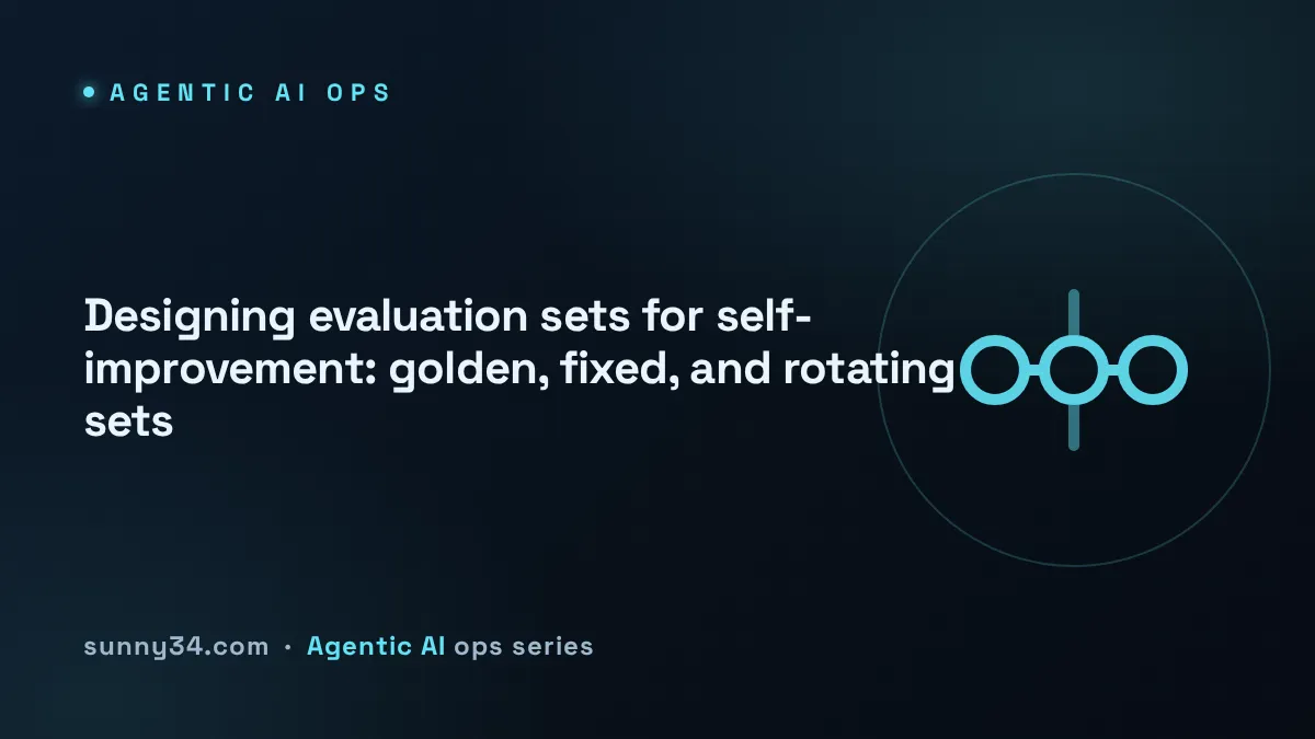 Designing Evaluation Sets for Self-Improvement thumbnail