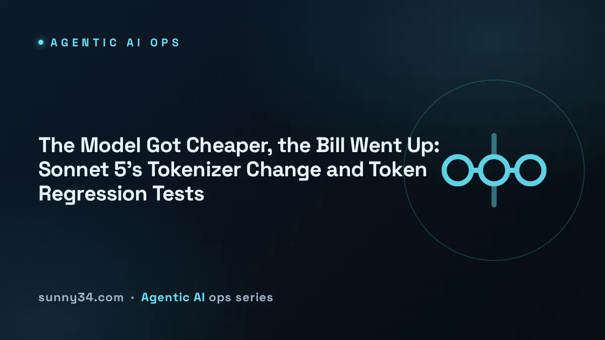 The Model Got Cheaper, the Bill Went Up: Sonnet 5 token regression test thumbnail