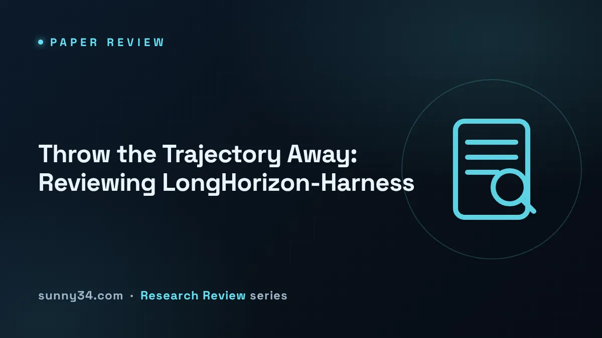 Throw the Trajectory Away: Reviewing LongHorizon-Harness thumbnail