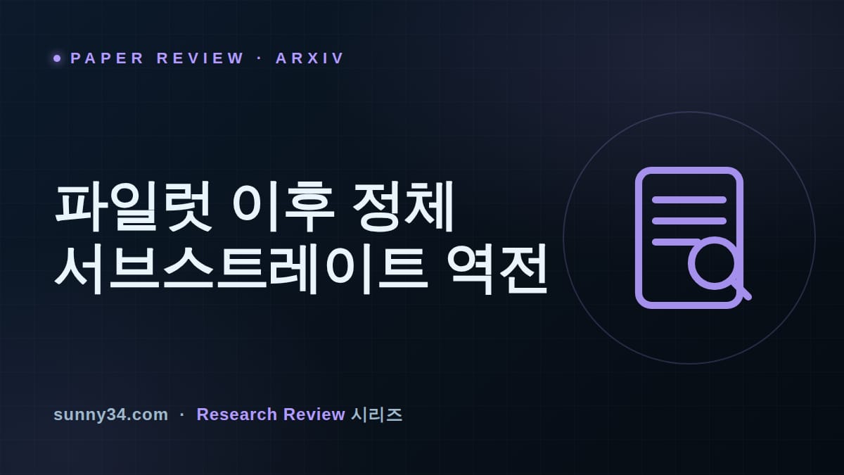 기업 에이전트는 왜 파일럿에서 멈추는가: Agentic Company OS의 '서브스트레이트 역전' 리뷰 썸네일