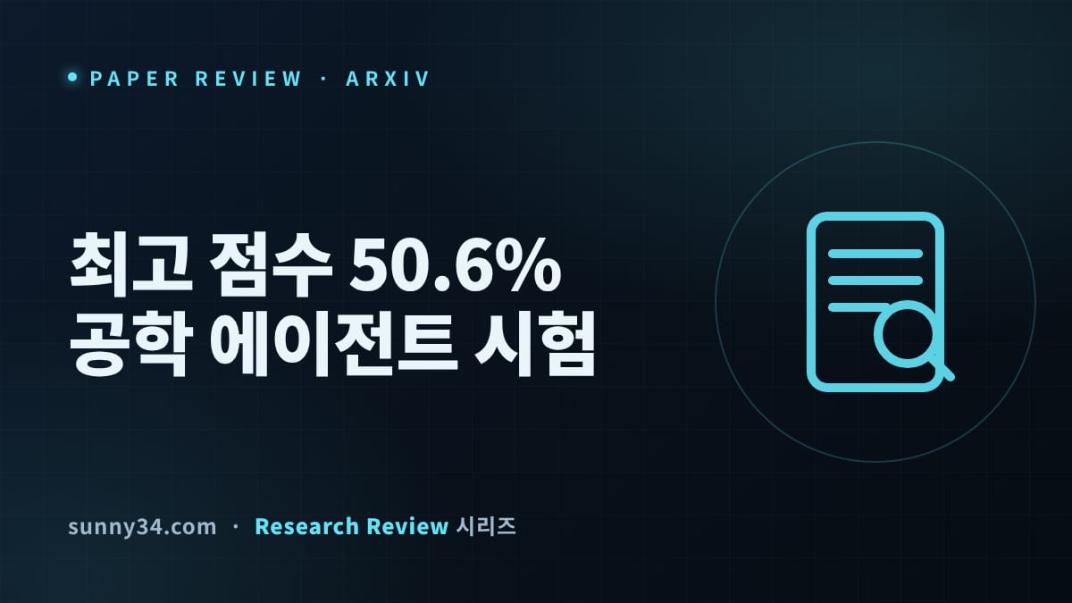 최고 점수는 50.6%뿐: 전문 물리공학 업무에 도전한 AI 에이전트 벤치마크 PLE 리뷰 썸네일