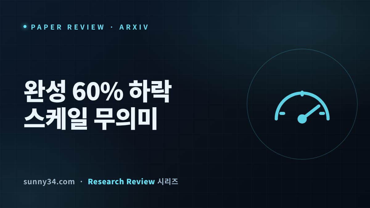 완성 점수가 60% 깎인다: 모델을 키워도 MCP 장애엔 못 버틴다는 MCP-Injector 리뷰 썸네일